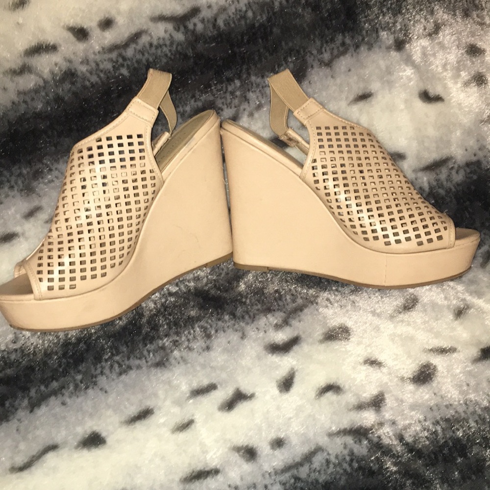 Cream colored wedges